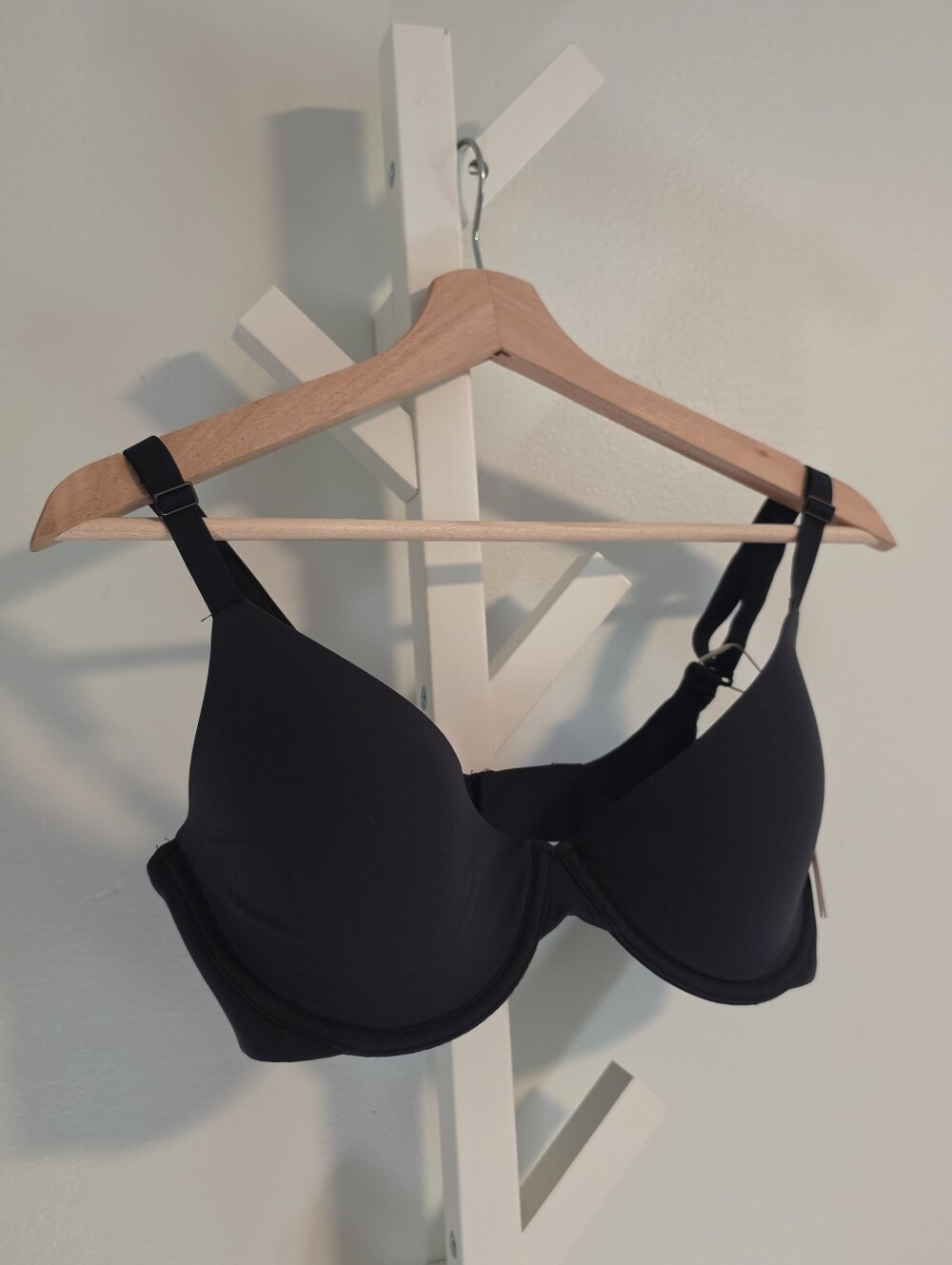 New!SKIMS Fits Everybody Unlined Demi Bra Onyx Black 36D New With Tags Underwire - Picture 6 of 8